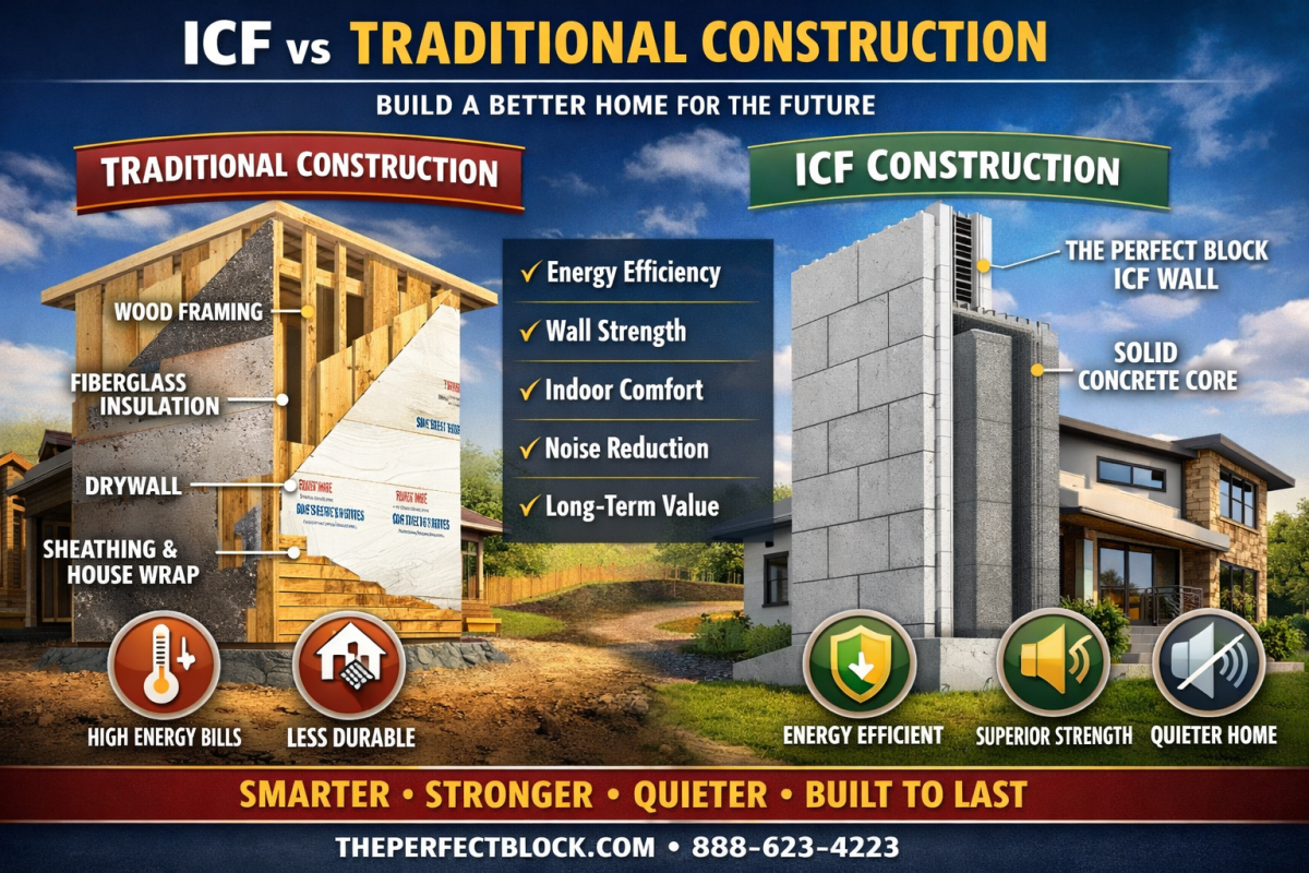 ICF vs Traditional Construction: The Perfect Block - Eco Building Systems